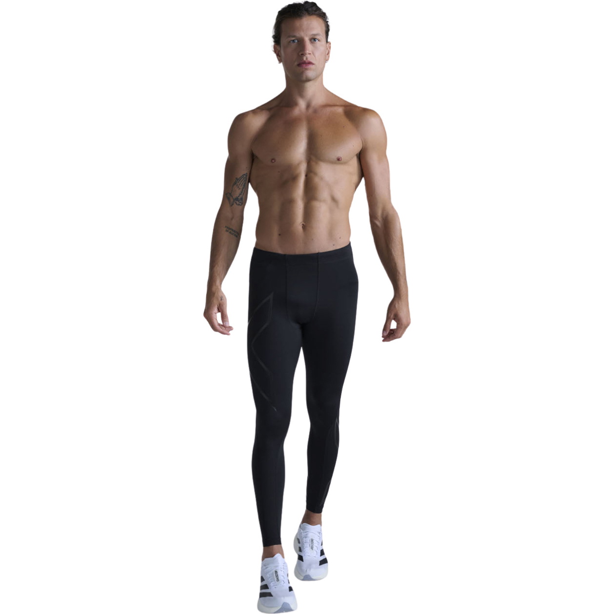 2026 2XU Mens Core Compression Tights MA3849B - Black / Black